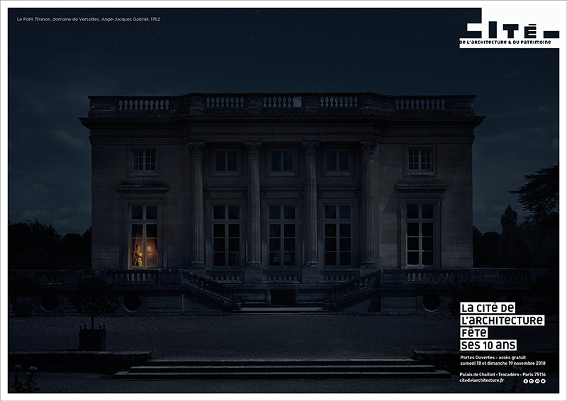 Affiche publicitaire Cité de l'architecture et du patrimoine - 10 ans