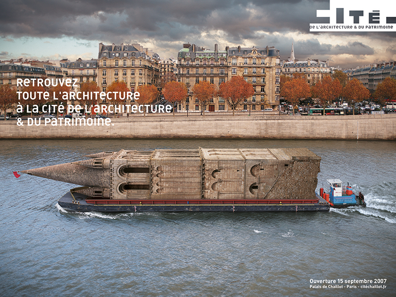 Affiche publicitaire Cité de l'architecture et du patrimoine - Ouverture
