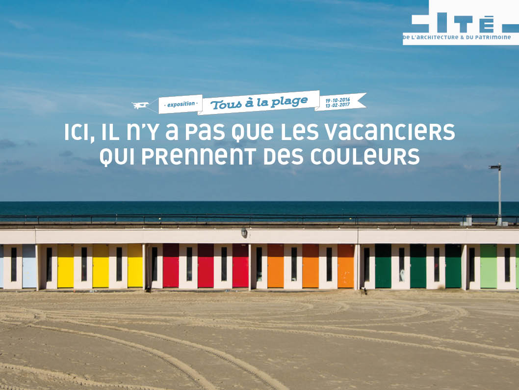Affiche publicitaire Tous à la plage