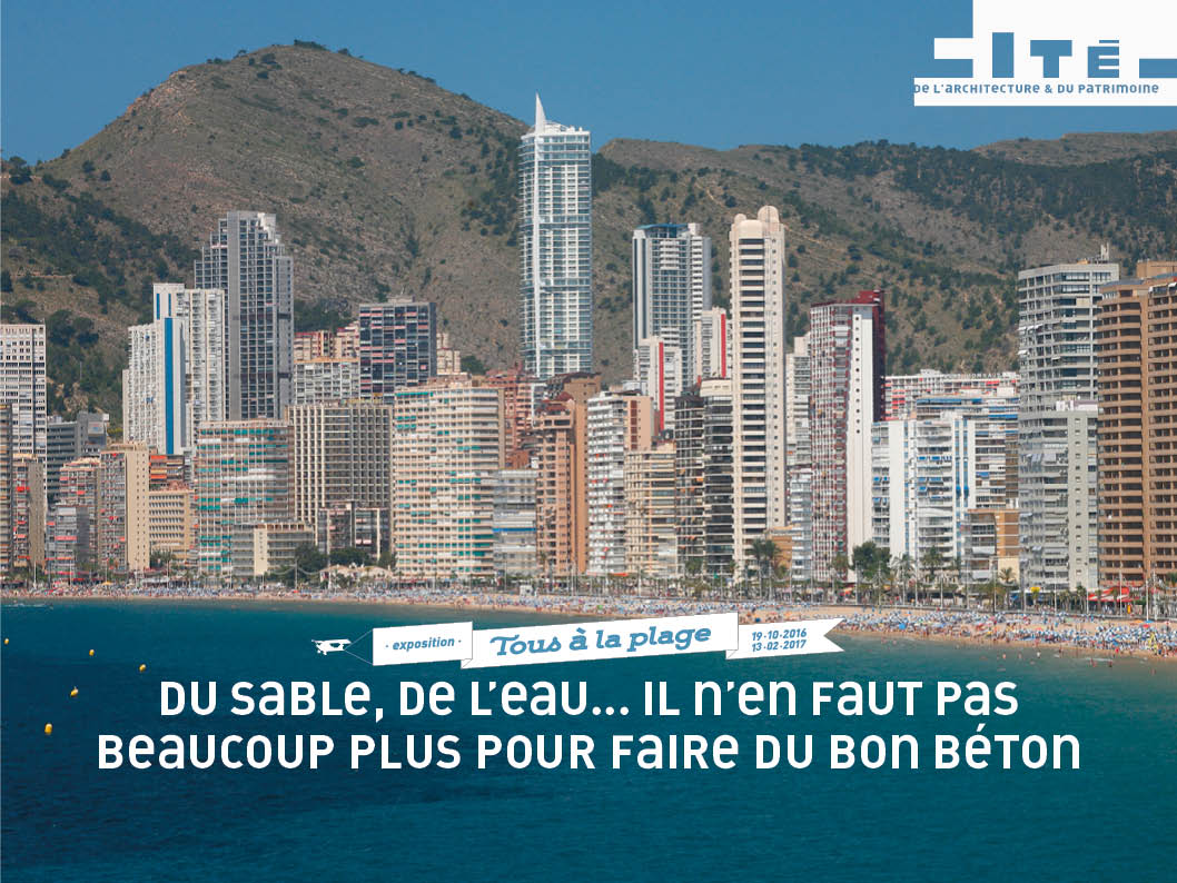 Affiche publicitaire Tous à la plage
