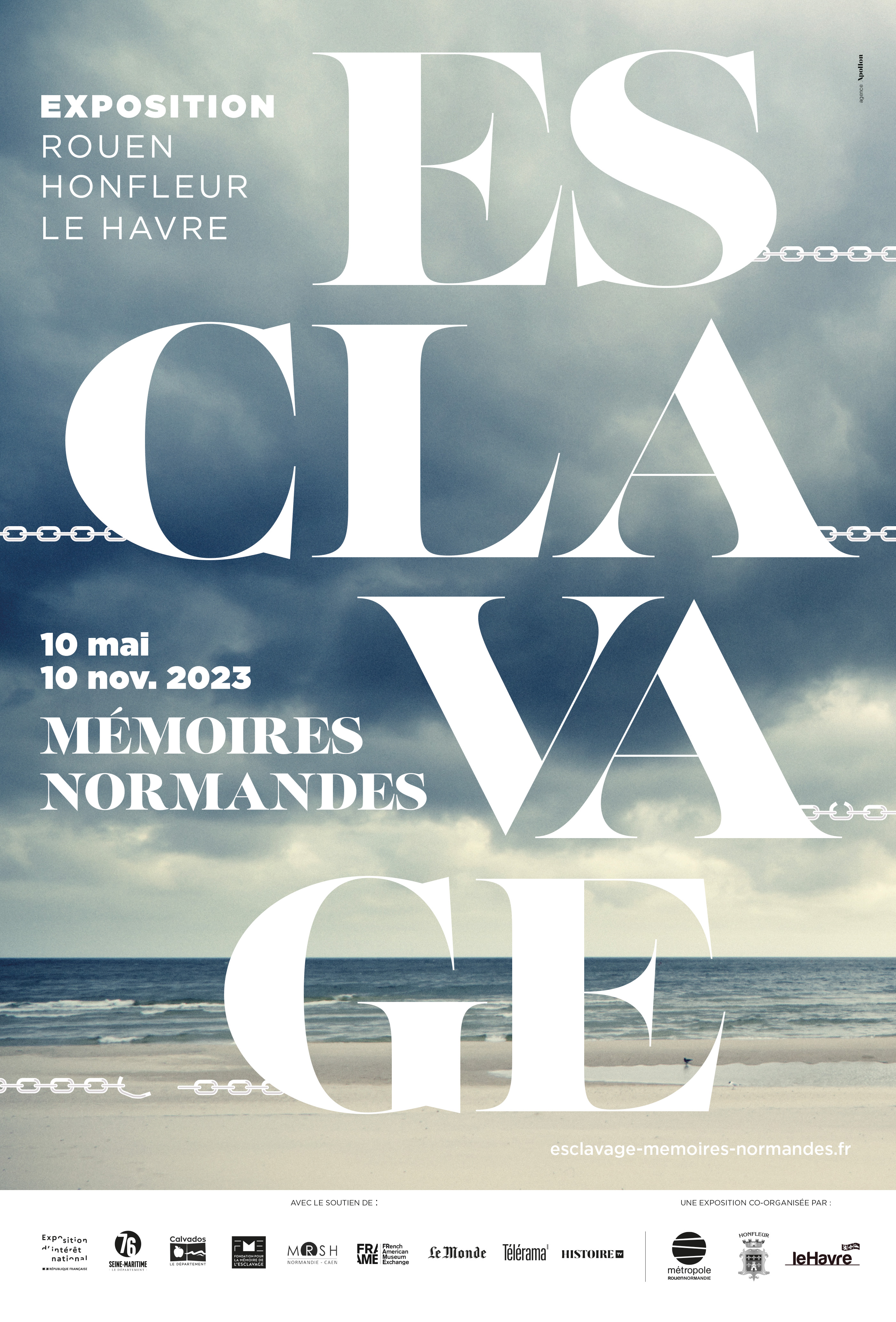 affiche publicitaire exposition esclavage