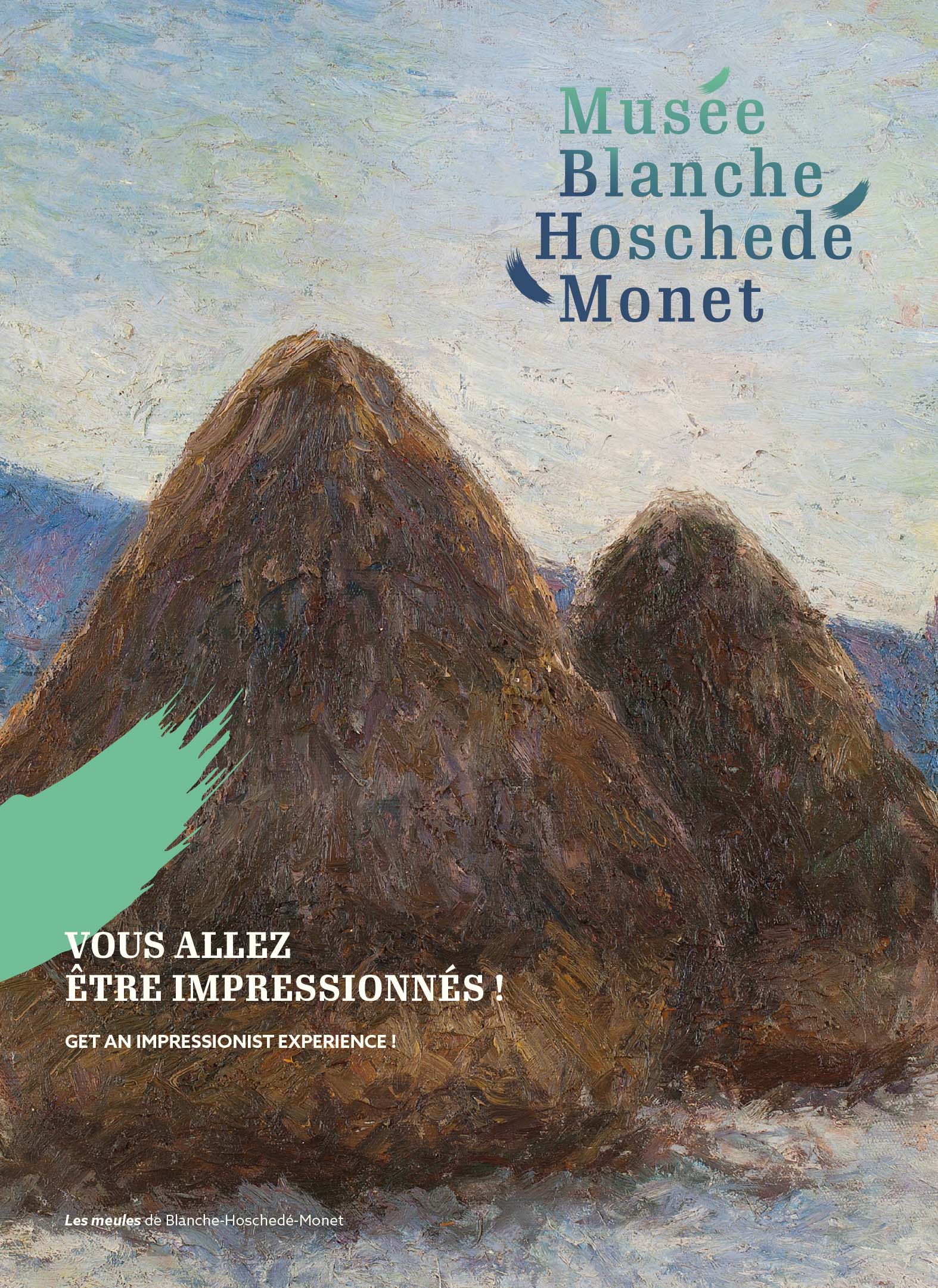 affiche publicitaire musee blanche hoschede monet